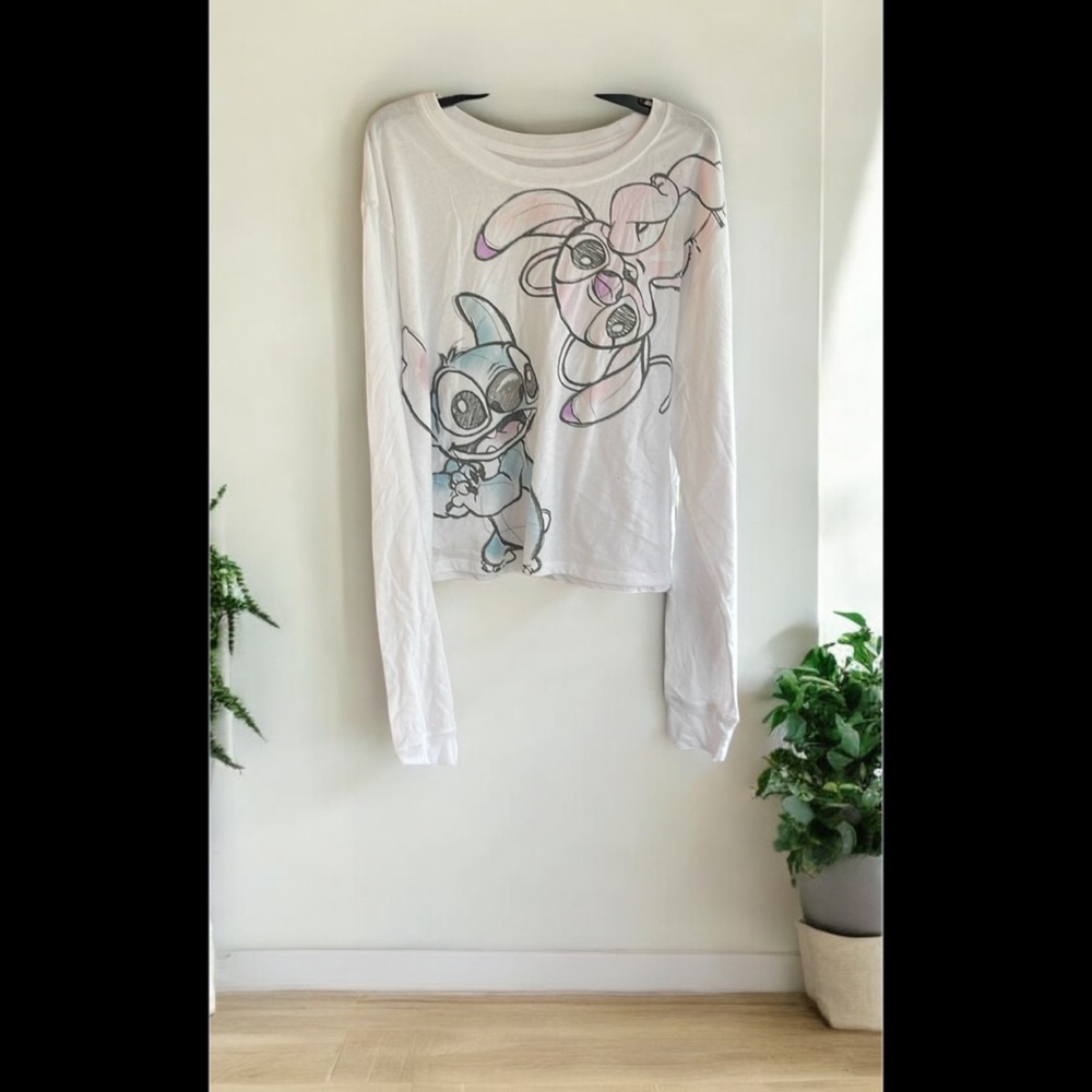 Disney Stitch Long sleeve graphic top